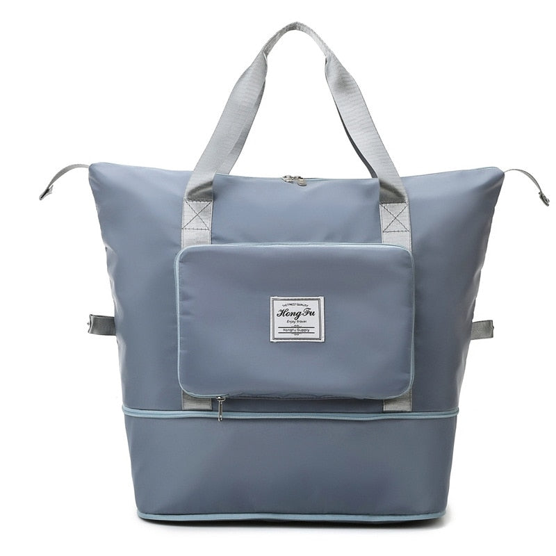 Bolsa Dobrável Luxo - Travel Bag DaMina Store Azul 