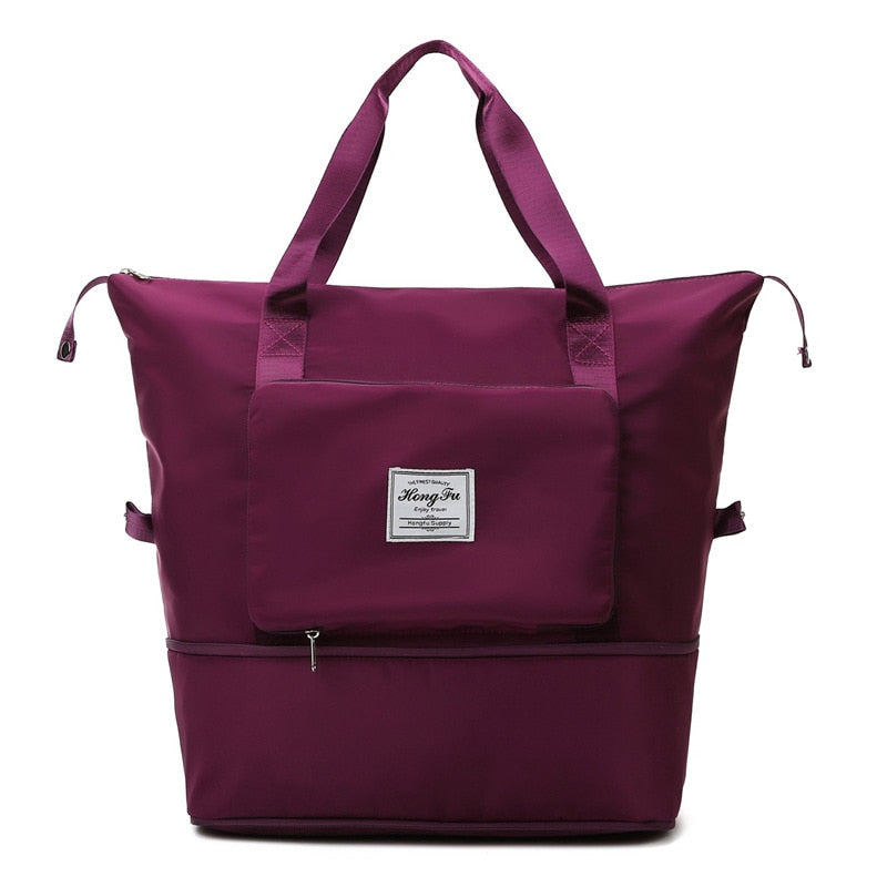 Bolsa Dobrável Luxo - Travel Bag DaMina Store Roxa 