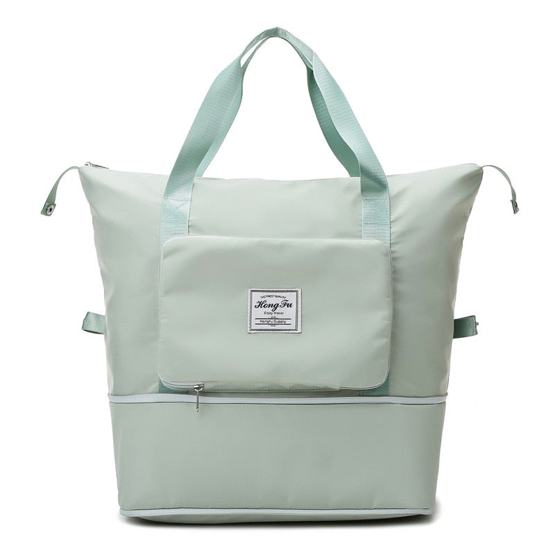 Bolsa Dobrável Luxo - Travel Bag DaMina Store Verde Água 