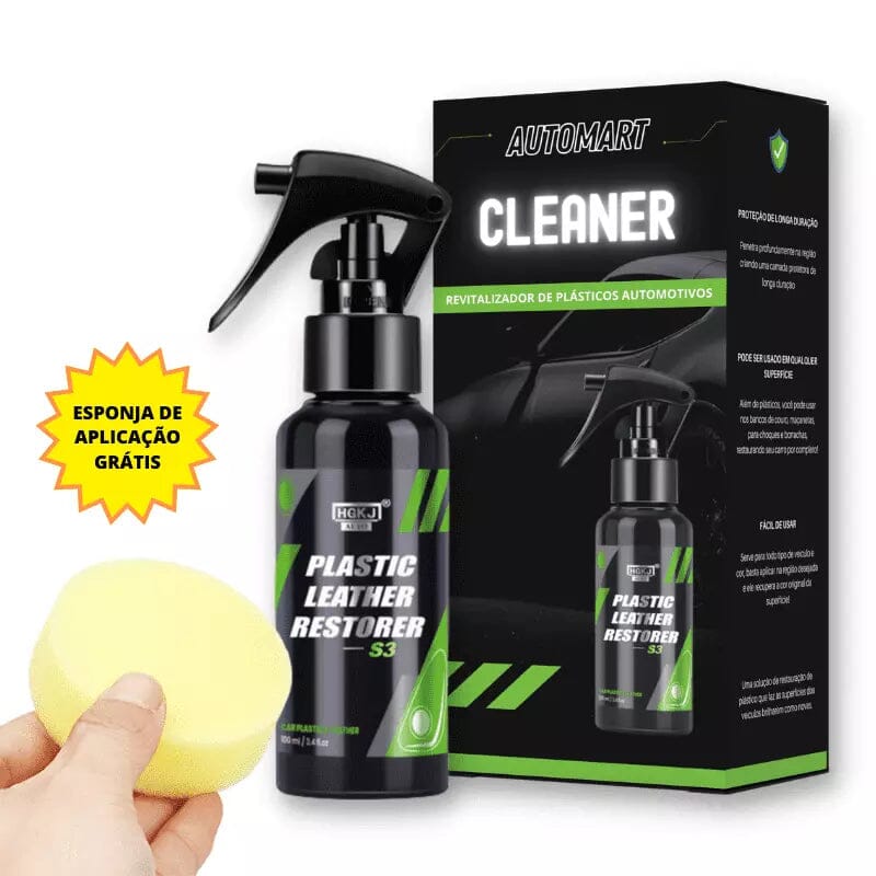 CLEANER® - Revitalizador de Plásticos Automotivos + Brinde Exclusivo Minha loja 2 