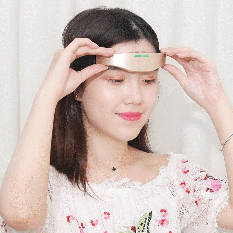 Electric Headache and Migraine Relief Head Massager Migraine Insomnia Release USB Rechargeable Therapy Machine Relax Health Care 0 DaMina Store 