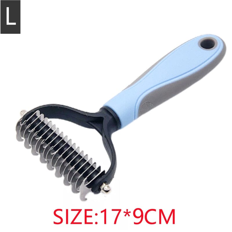 Escova Removedora de Pelo - CleanPet 0 Minha loja Blue-L 