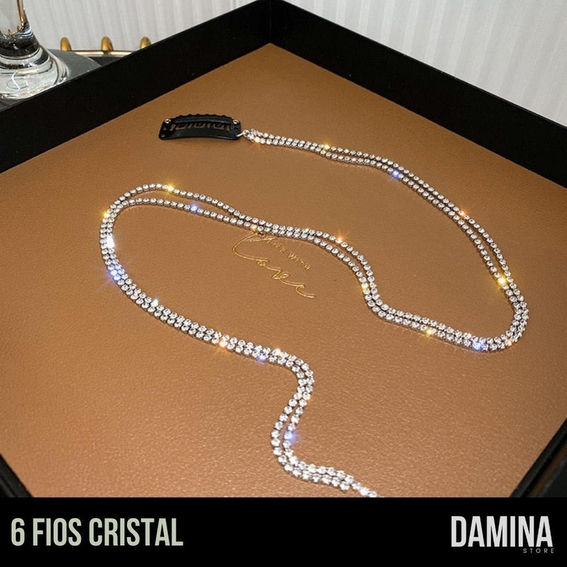 Fios de Strass Para Cabelos Princess Fios de Strass Para Cabelos Princess DaMina Store 