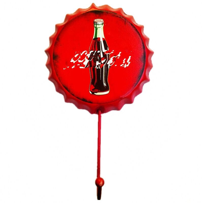 Gancho de Parede Retro Cerveja Decorativo Gancho de Parede Loja Coca-Cola 10x17cm 